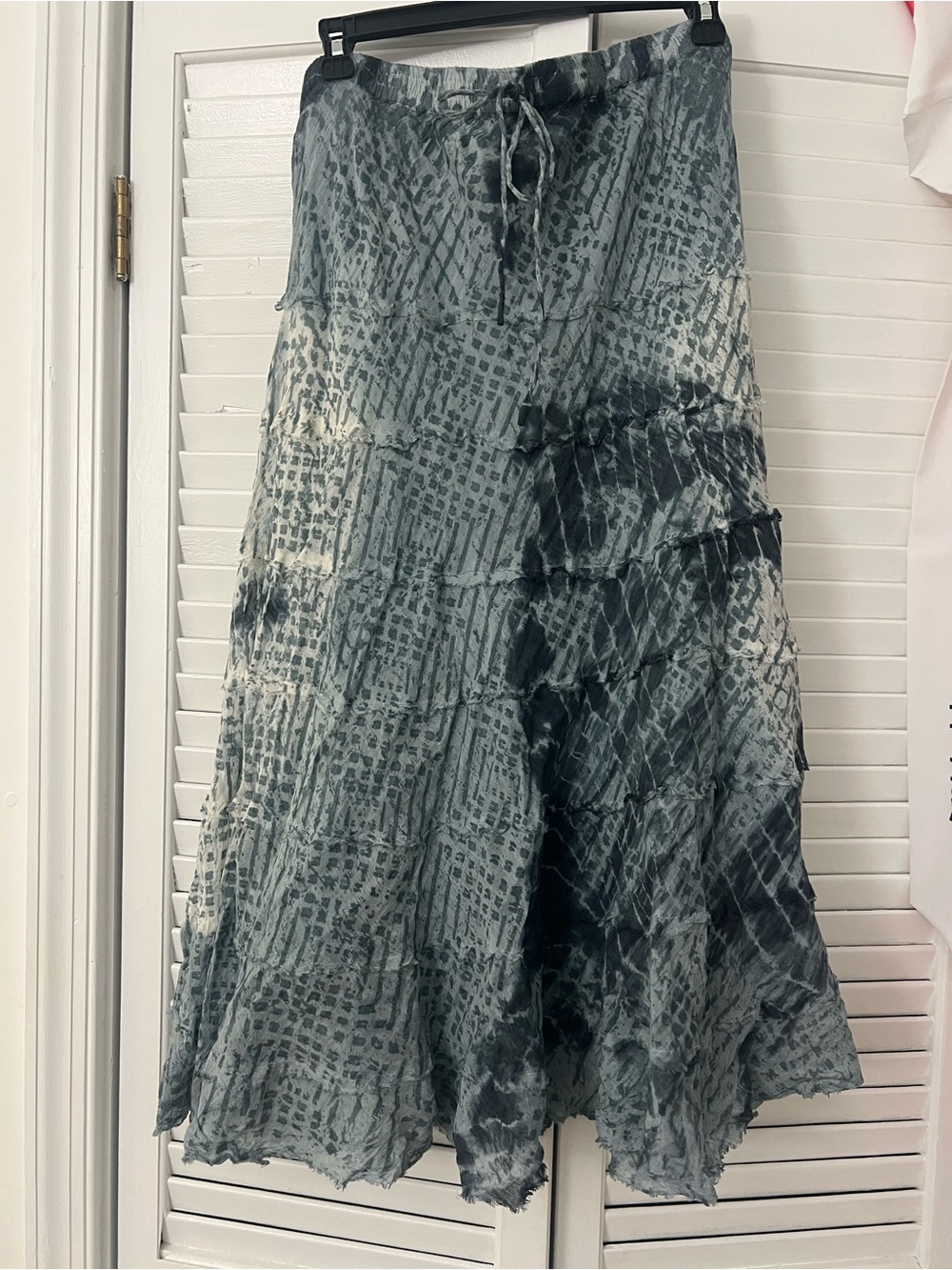 Tiered Tie-Dye Maxi Skirt